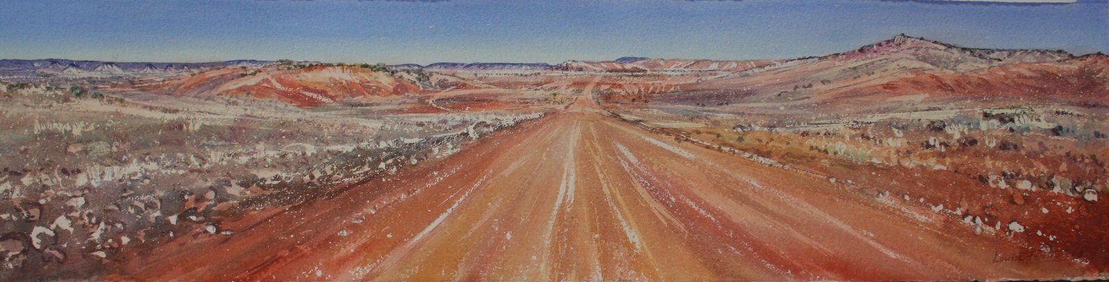 Outback Road Through the Painted Desert - Louise Foletta